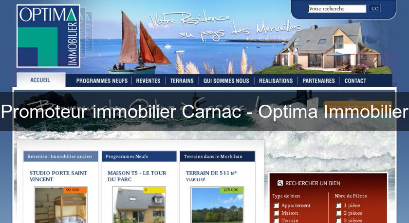 Promoteur immobilier Carnac - Optima Immobilier Promoteur immobilier Carnac - Optima Immobilier