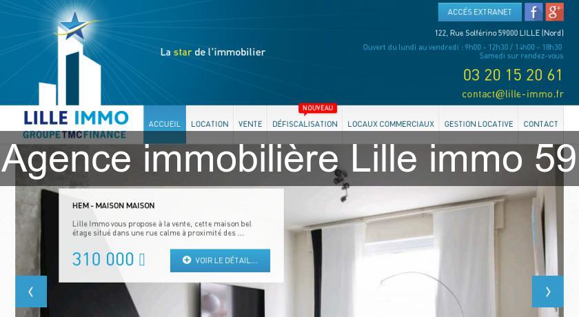 Agence immobilière Lille immo 59 Agence immobilière Lille immo 59