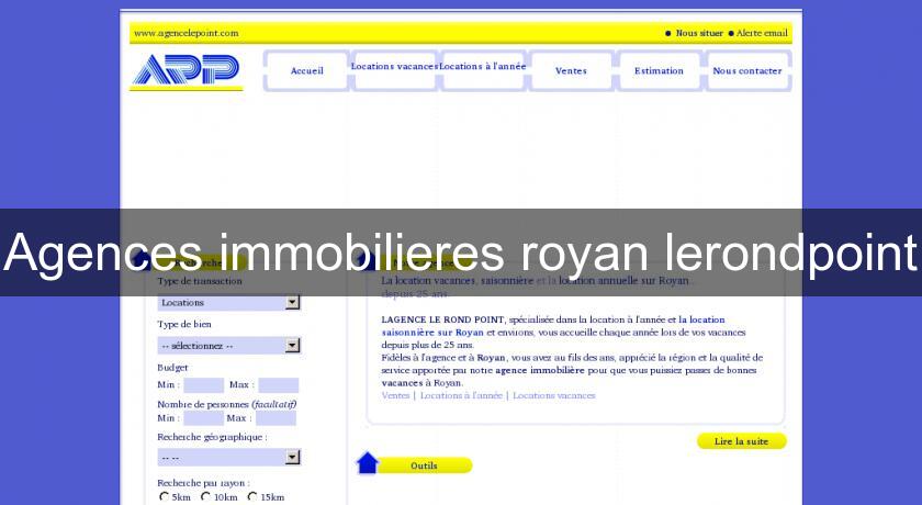 Agences immobilieres royan lerondpoint Agences immobilieres royan lerondpoint