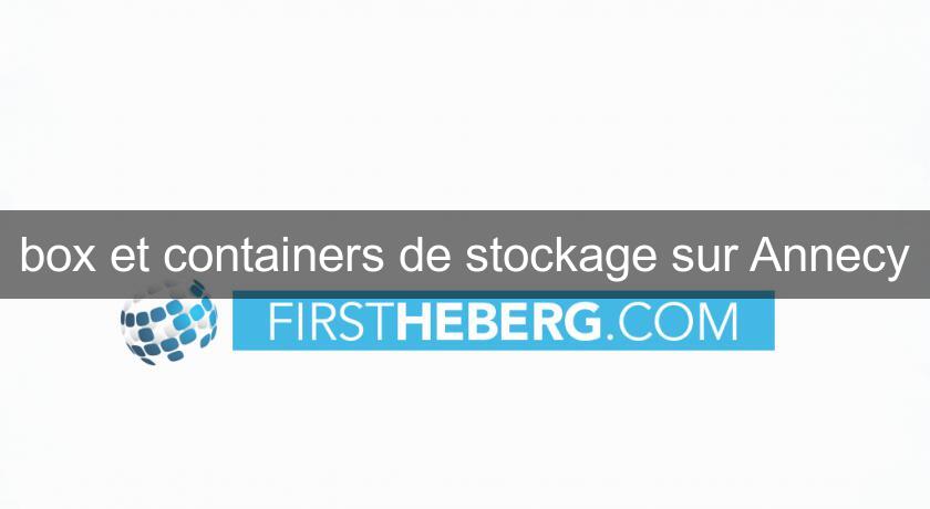 box et containers de stockage sur Annecy box et containers de stockage sur Annecy