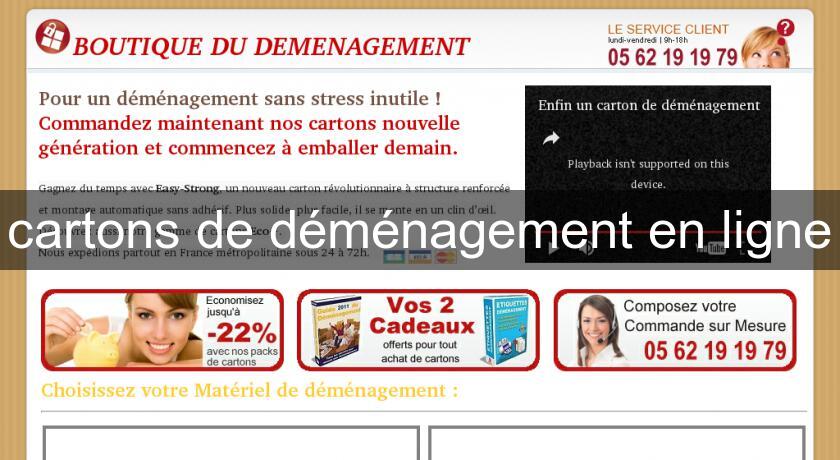 cartons de déménagement en ligne cartons de déménagement en ligne