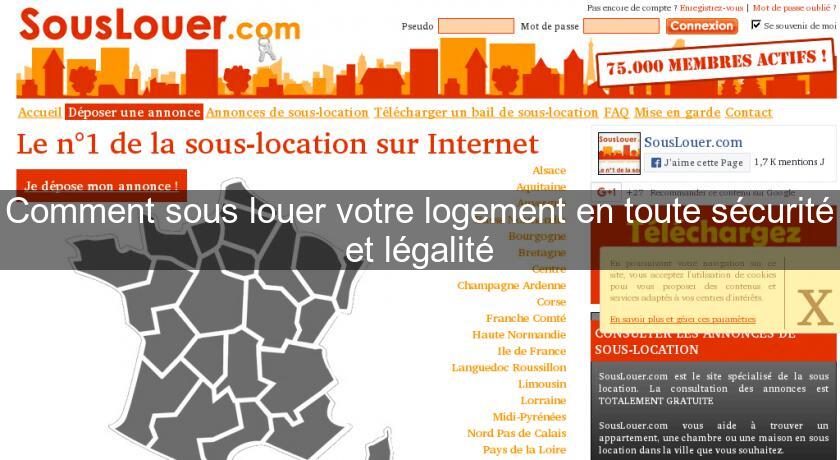 Comment sous louer votre logement en toute sécurité et légalité Comment sous louer votre logement en toute sécurité et légalité