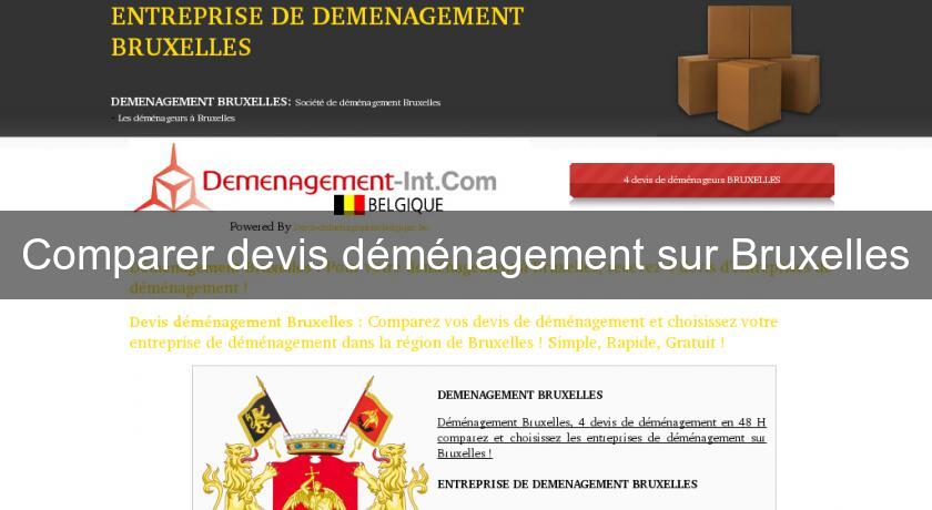 Comparer devis déménagement sur Bruxelles Comparer devis déménagement sur Bruxelles