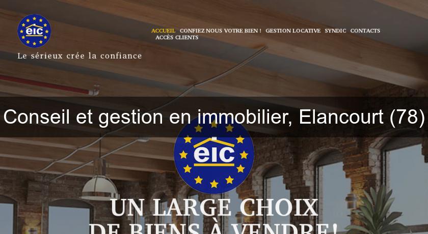 Conseil et gestion en immobilier, Elancourt (78) Conseil et gestion en immobilier, Elancourt (78)