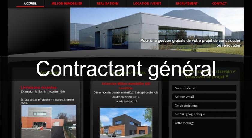 Contractant général Contractant général