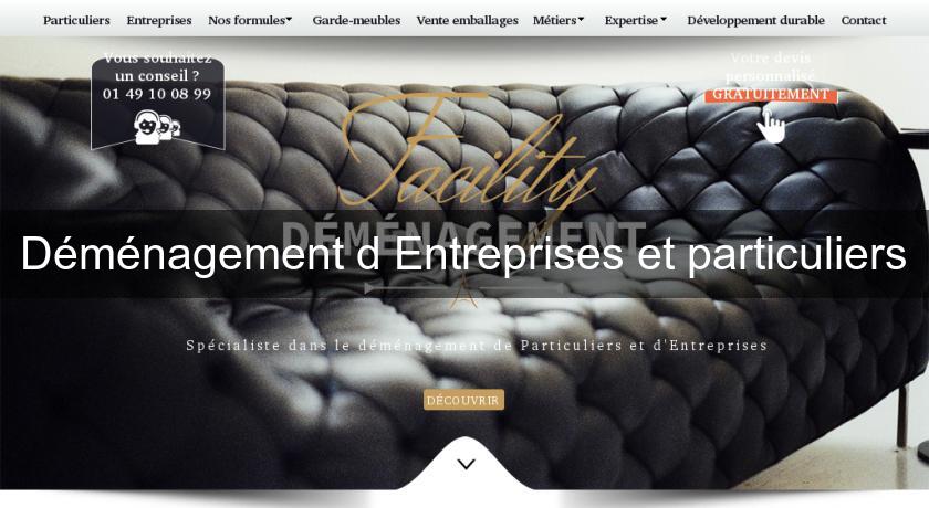 Déménagement d'Entreprises et particuliers Déménagement d'Entreprises et particuliers