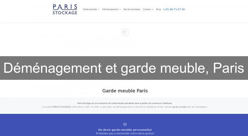 Déménagement et garde meuble, Paris Déménagement et garde meuble, Paris