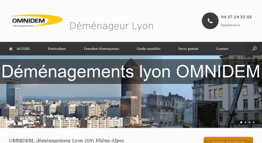 Déménagements lyon OMNIDEM Déménagements lyon OMNIDEM