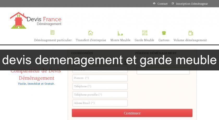devis demenagement et garde meuble devis demenagement et garde meuble