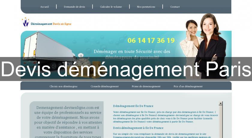 Devis déménagement Paris Devis déménagement Paris