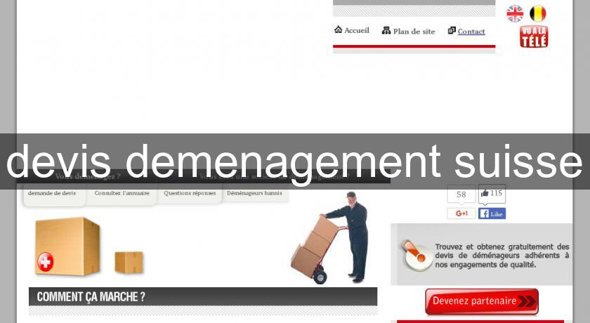 devis demenagement suisse devis demenagement suisse