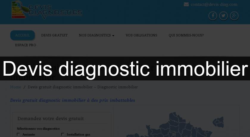 Devis diagnostic immobilier Devis diagnostic immobilier