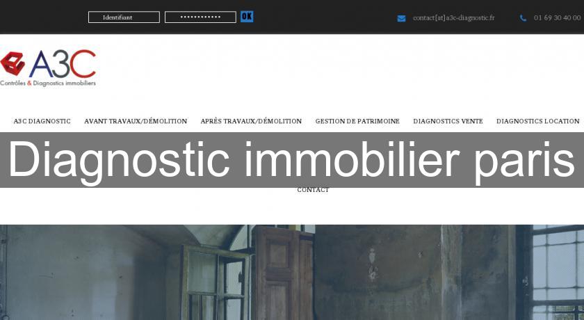 Diagnostic immobilier paris Diagnostic immobilier paris