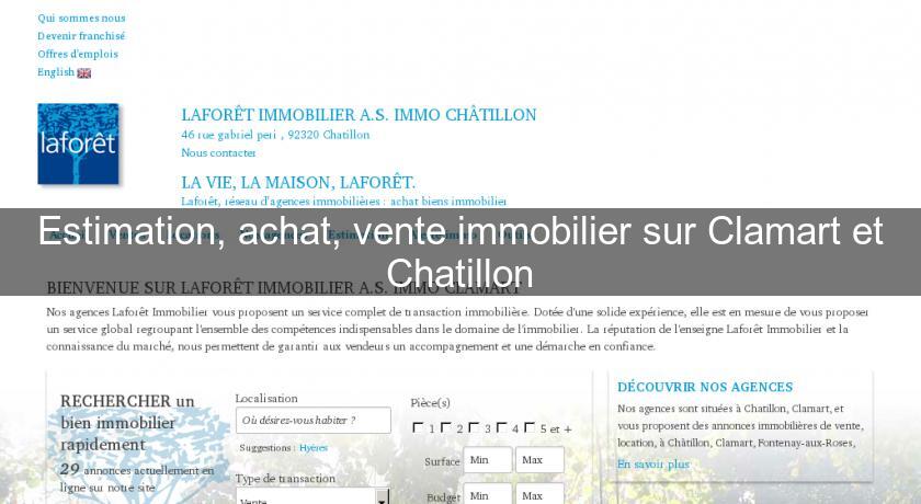 Estimation, achat, vente immobilier sur Clamart et Chatillon Estimation, achat, vente immobilier sur Clamart et Chatillon