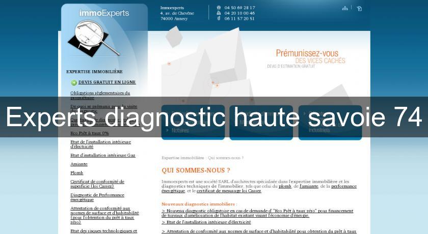 Experts diagnostic haute savoie 74 Experts diagnostic haute savoie 74