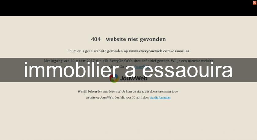 immobilier a essaouira immobilier a essaouira