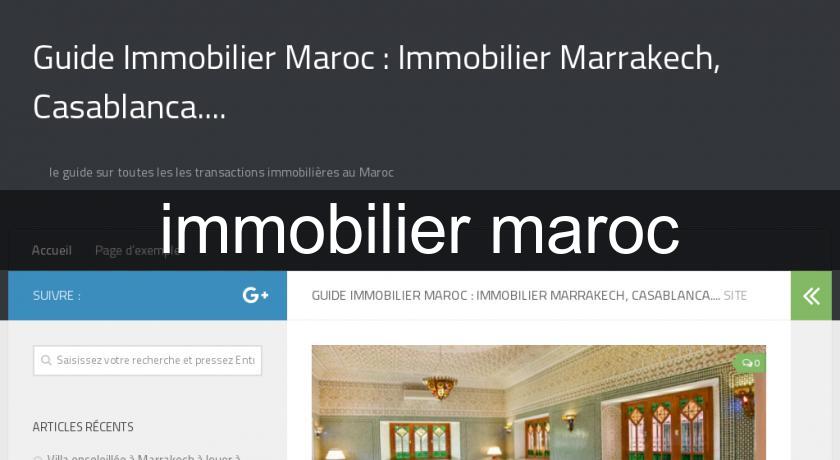 immobilier maroc immobilier maroc