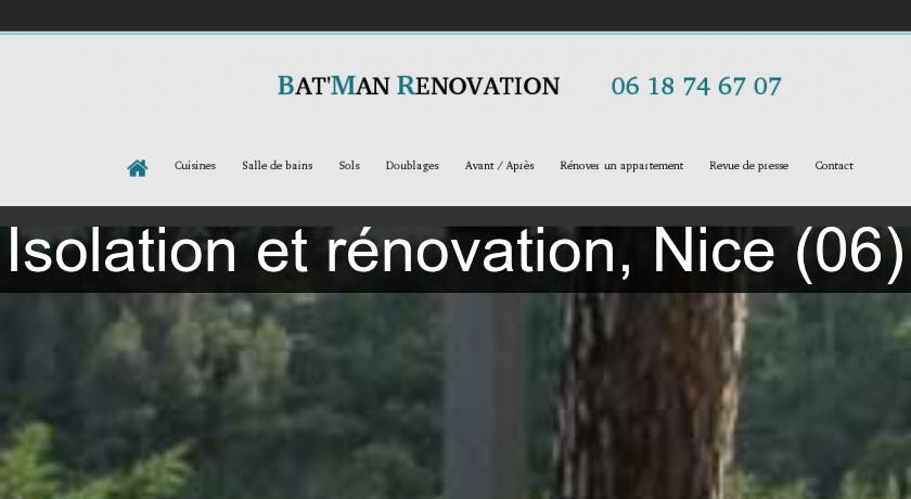Isolation et rénovation, Nice (06) Isolation et rénovation, Nice (06)