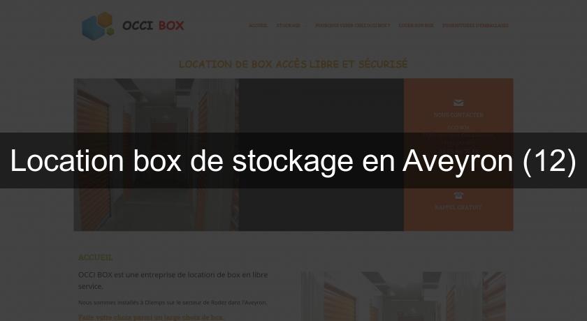 Location box de stockage en Aveyron (12) Location box de stockage en Aveyron (12)