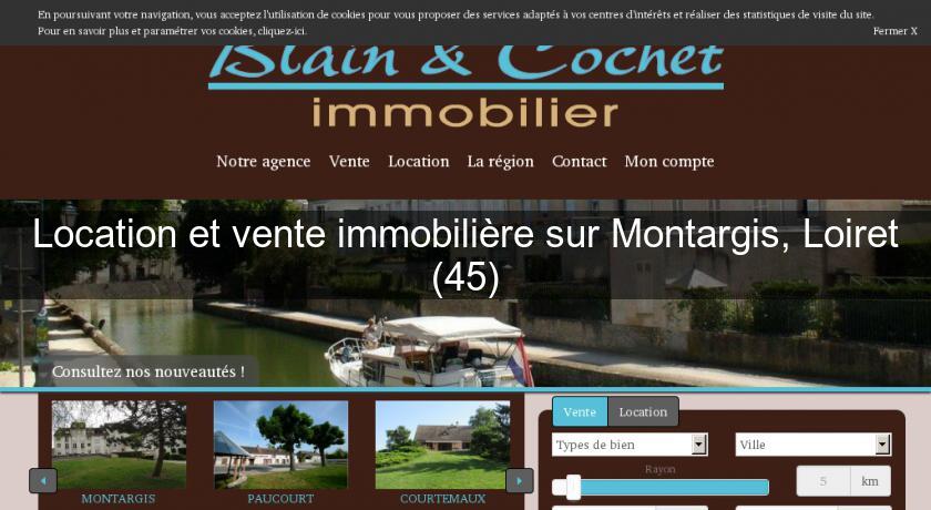 Location et vente immobilière sur Montargis, Loiret (45) Location et vente immobilière sur Montargis, Loiret (45)