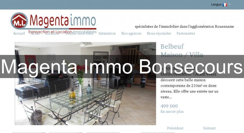 Magenta Immo Bonsecours Magenta Immo Bonsecours