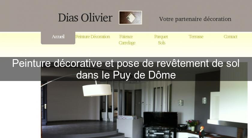 Peinture décorative et pose de revêtement de sol dans le Puy de Dôme Peinture décorative et pose de revêtement de sol dans le Puy de Dôme