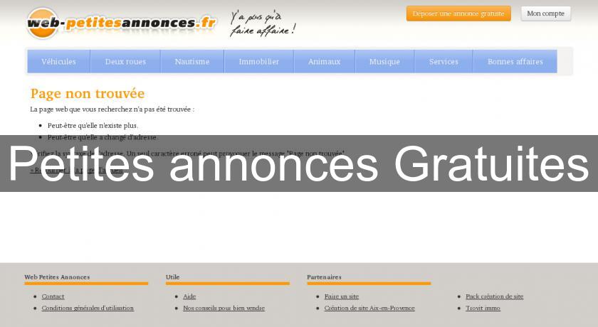 Petites annonces Gratuites Petites annonces Gratuites