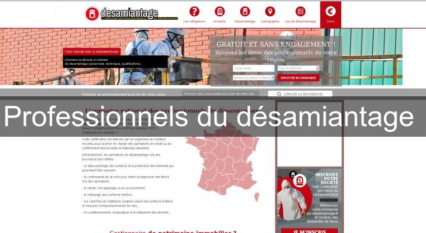Professionnels du désamiantage Professionnels du désamiantage