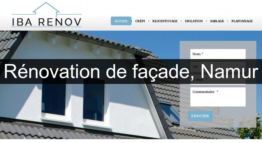Rénovation de façade, Namur Rénovation de façade, Namur