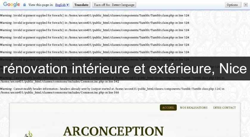rénovation intérieure et extérieure, Nice rénovation intérieure et extérieure, Nice