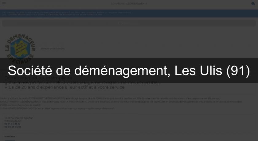 Société de déménagement, Les Ulis (91) Société de déménagement, Les Ulis (91)