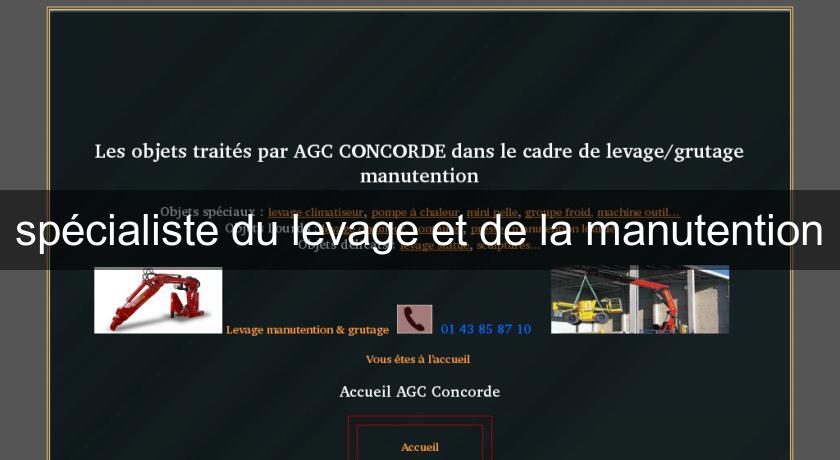 spécialiste du levage et de la manutention spécialiste du levage et de la manutention