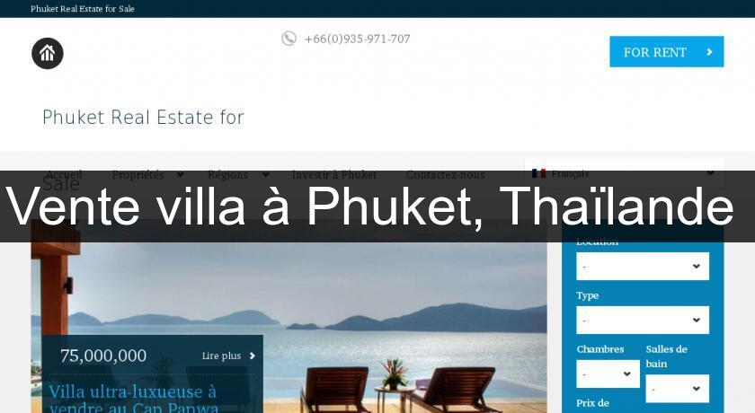 Vente villa à Phuket, Thaïlande Vente villa à Phuket, Thaïlande