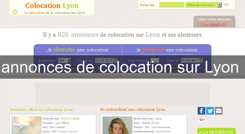 annonces de colocation sur Lyon annonces de colocation sur Lyon