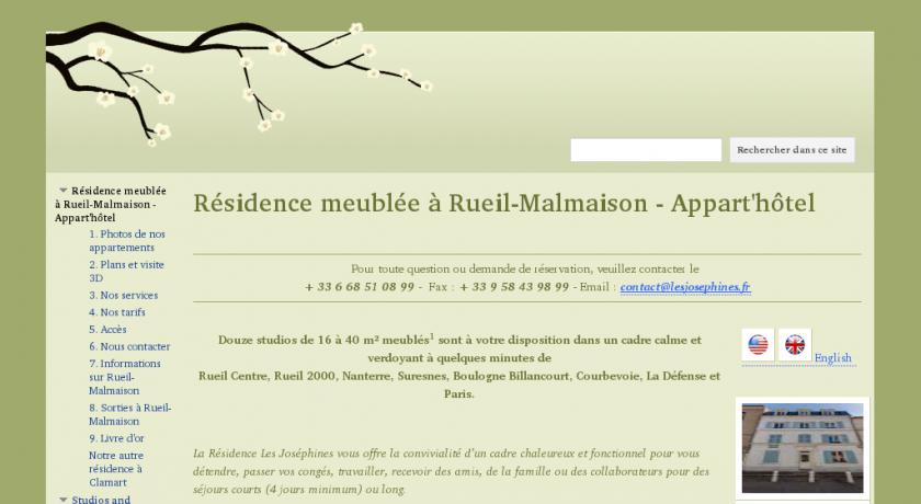 Location courte durée en appartement meublé sur Rueil Malmaison (92) Location courte durée en appartement meublé sur Rueil Malmaison (92)