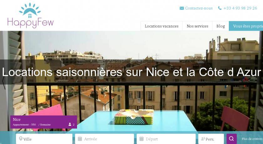 Locations saisonnières sur Nice et la Côte d'Azur Locations saisonnières sur Nice et la Côte d'Azur