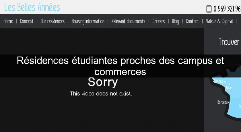 Résidences étudiantes proches des campus et commerces Résidences étudiantes proches des campus et commerces