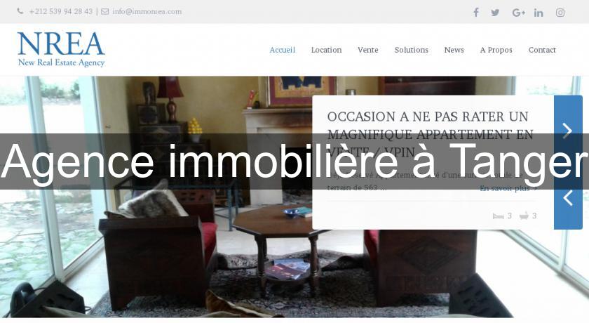 Agence immobilière à Tanger Agence immobilière à Tanger