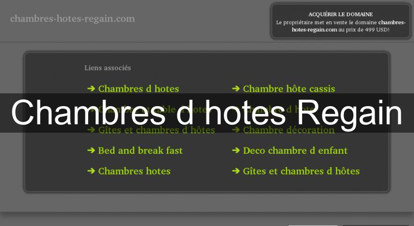 Chambres d'hotes Regain Chambres d'hotes Regain