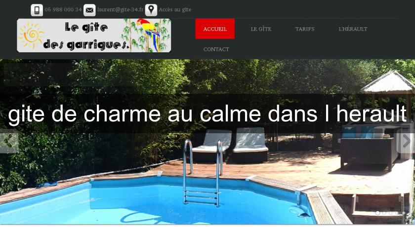 gite de charme au calme dans l'herault gite de charme au calme dans l'herault