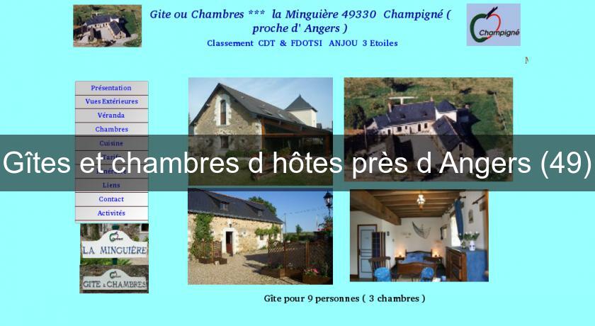 Gîtes et chambres d'hôtes près d'Angers (49) Gîtes et chambres d'hôtes près d'Angers (49)