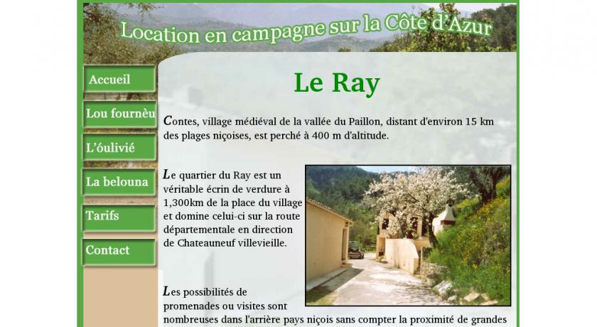 Le Ray, un coin de campagne sur la côte d'azur Le Ray, un coin de campagne sur la côte d'azur