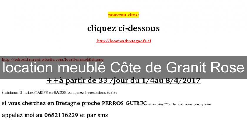 location meublé Côte de Granit Rose location meublé Côte de Granit Rose