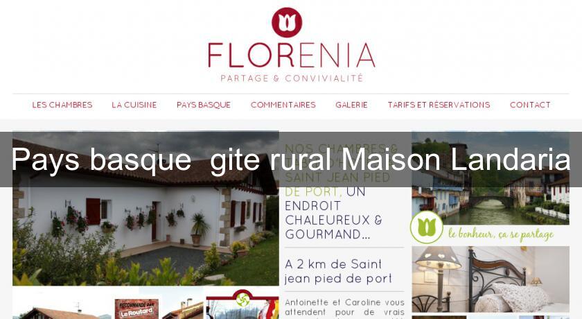 Pays basque gite rural Maison Landaria Pays basque gite rural Maison Landaria