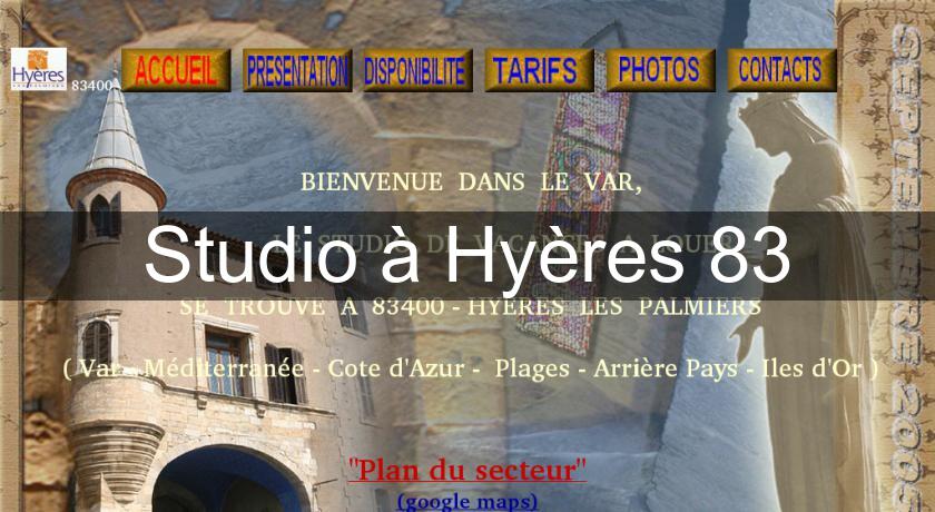 Studio à Hyères 83 Studio à Hyères 83