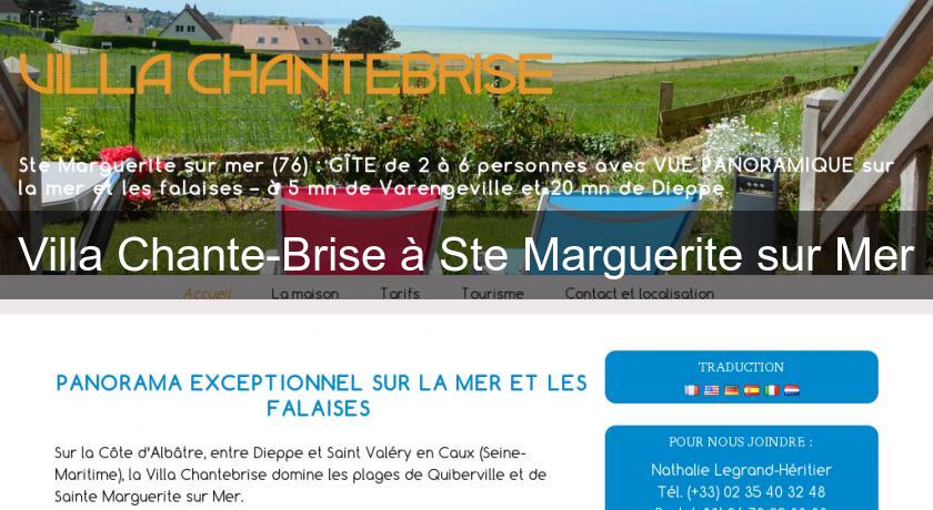 Villa Chante-Brise à Ste Marguerite sur Mer Villa Chante-Brise à Ste Marguerite sur Mer