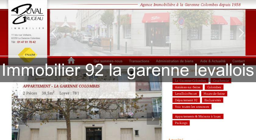 Immobilier 92 la garenne levallois Immobilier 92 la garenne levallois