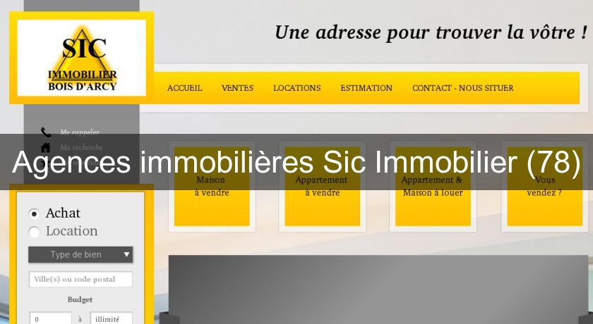 Agences immobilières Sic Immobilier (78) Agences immobilières Sic Immobilier (78)