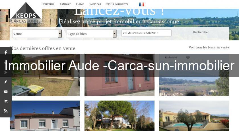 Immobilier Aude -Carca-sun-immobilier Immobilier Aude -Carca-sun-immobilier