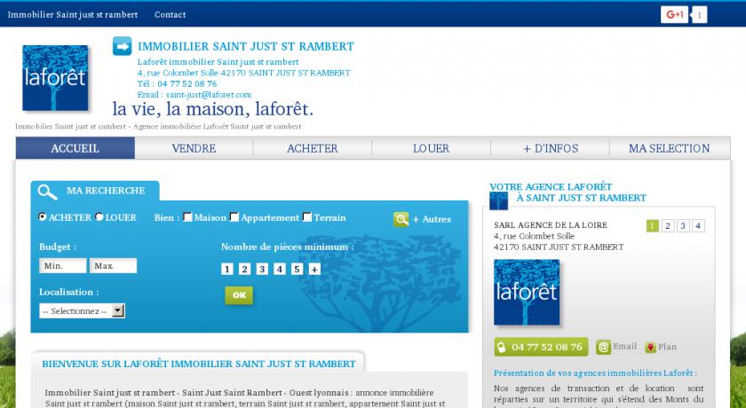 Immobilier en Loire et Lyonnais, à St Just Saint-Rambert Immobilier en Loire et Lyonnais, à St Just Saint-Rambert